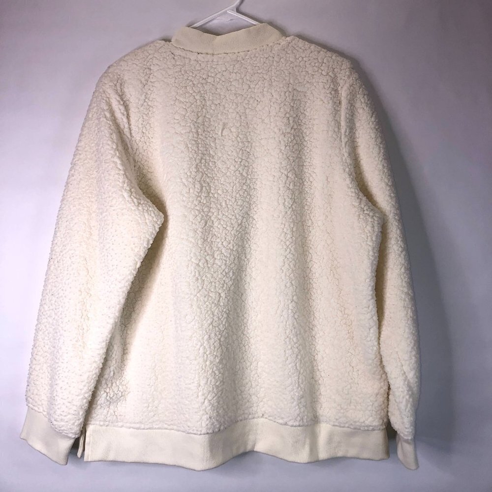 đ
șCALVIN Klein Sherpa Teddy Crewneck Sweater XL - Picture 7 of 9